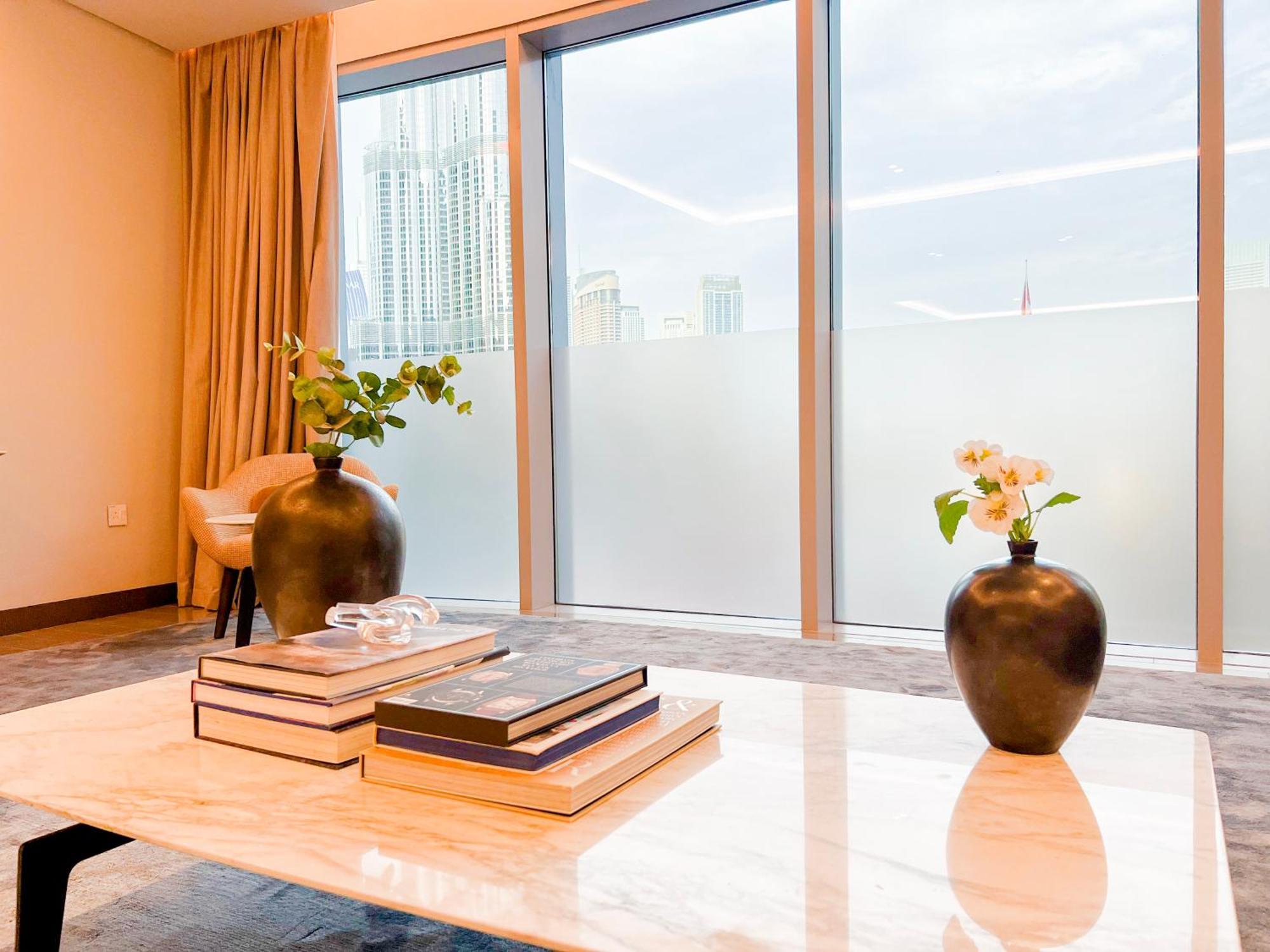 Downtown Luxury - Stunning Burj Khalifa & Sea View - 5 Minutes Walk To Dubai Mall Esterno foto