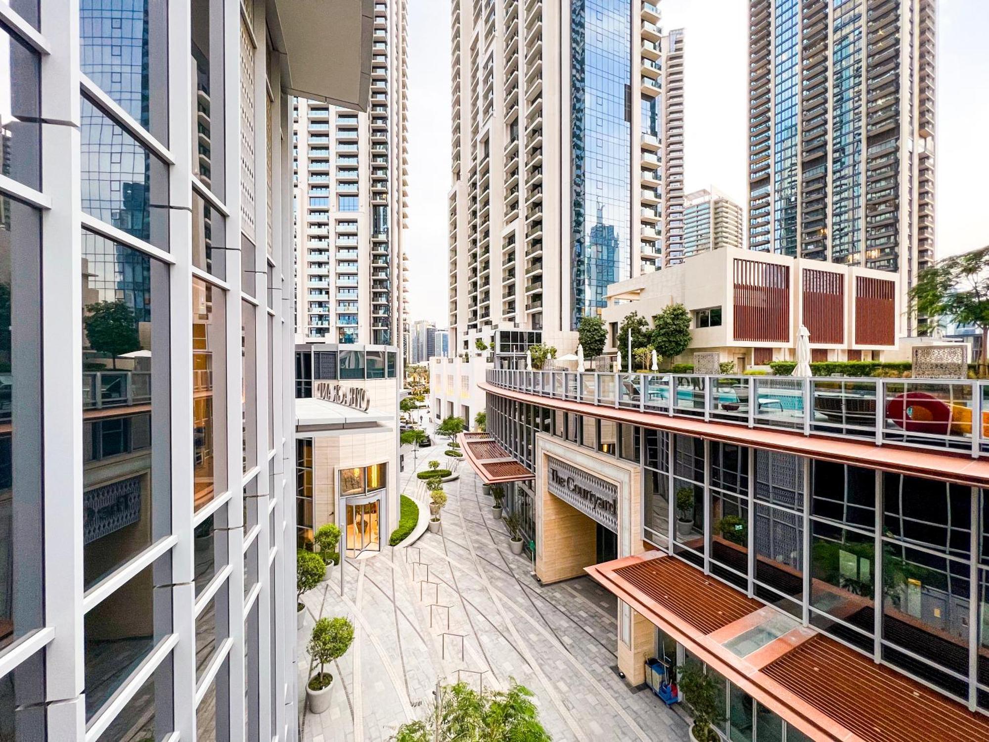 Downtown Luxury - Stunning Burj Khalifa & Sea View - 5 Minutes Walk To Dubai Mall Esterno foto