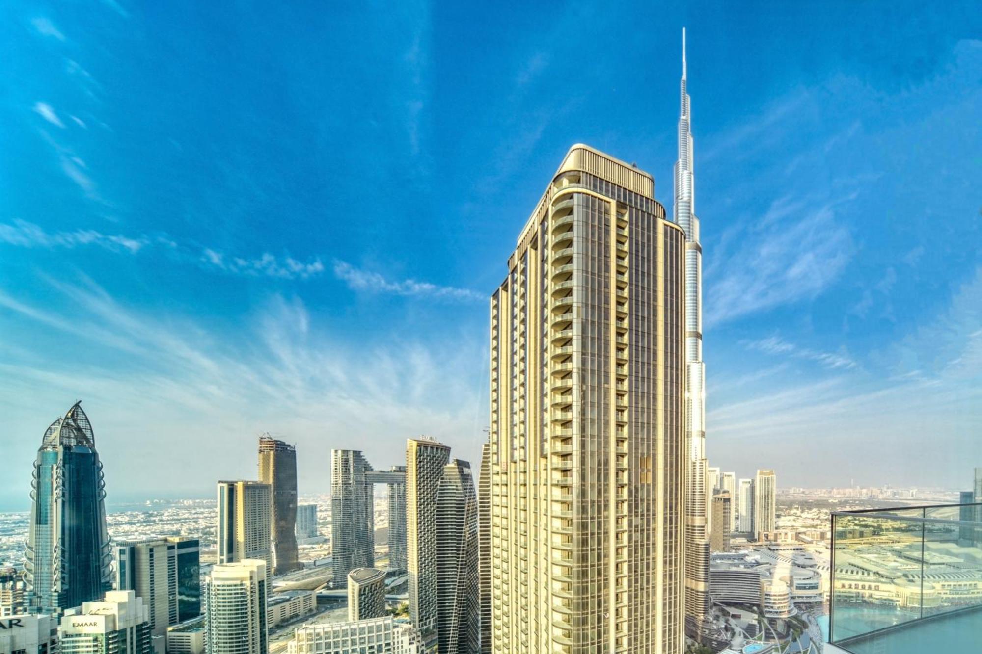 Downtown Luxury - Stunning Burj Khalifa & Sea View - 5 Minutes Walk To Dubai Mall Esterno foto